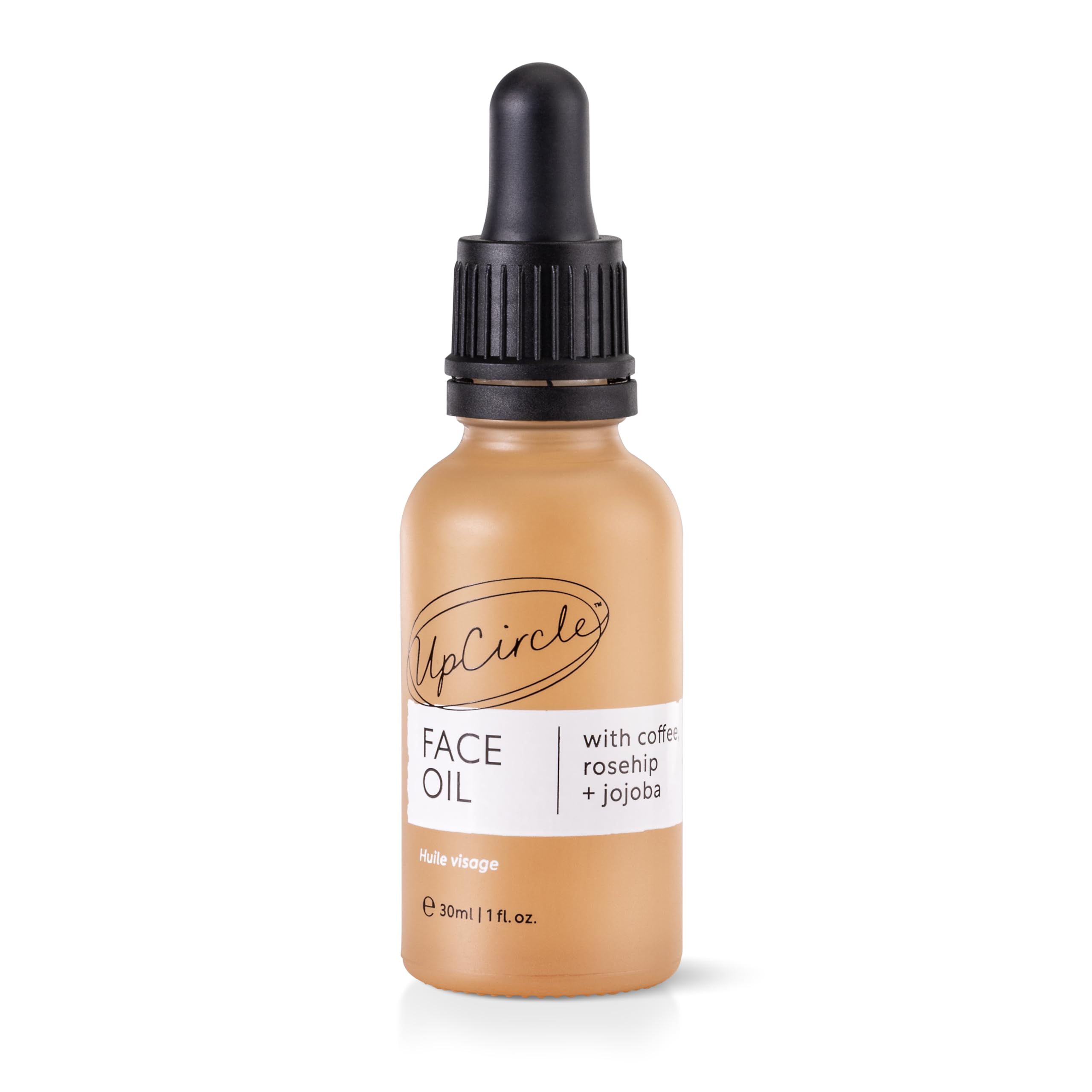 UpCircle serum facial con aceite de café: brillo suave y antioxidantes para la piel.