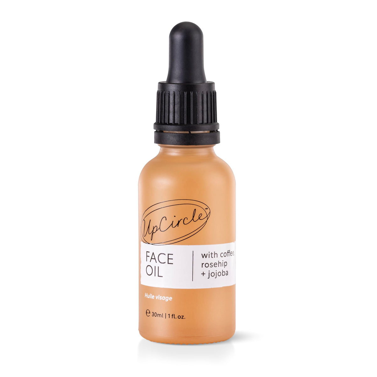 UpCircle serum facial con aceite de café: brillo suave y antioxidantes para la piel.