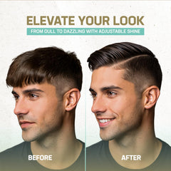 Brillo medio de la Pomada Uplift Signature en cabello definido
