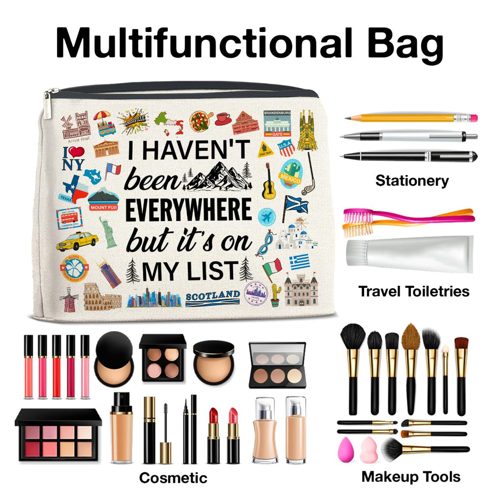 UPNEGE neceser maquillaje viaje amplio espacio para móvil y llaves
