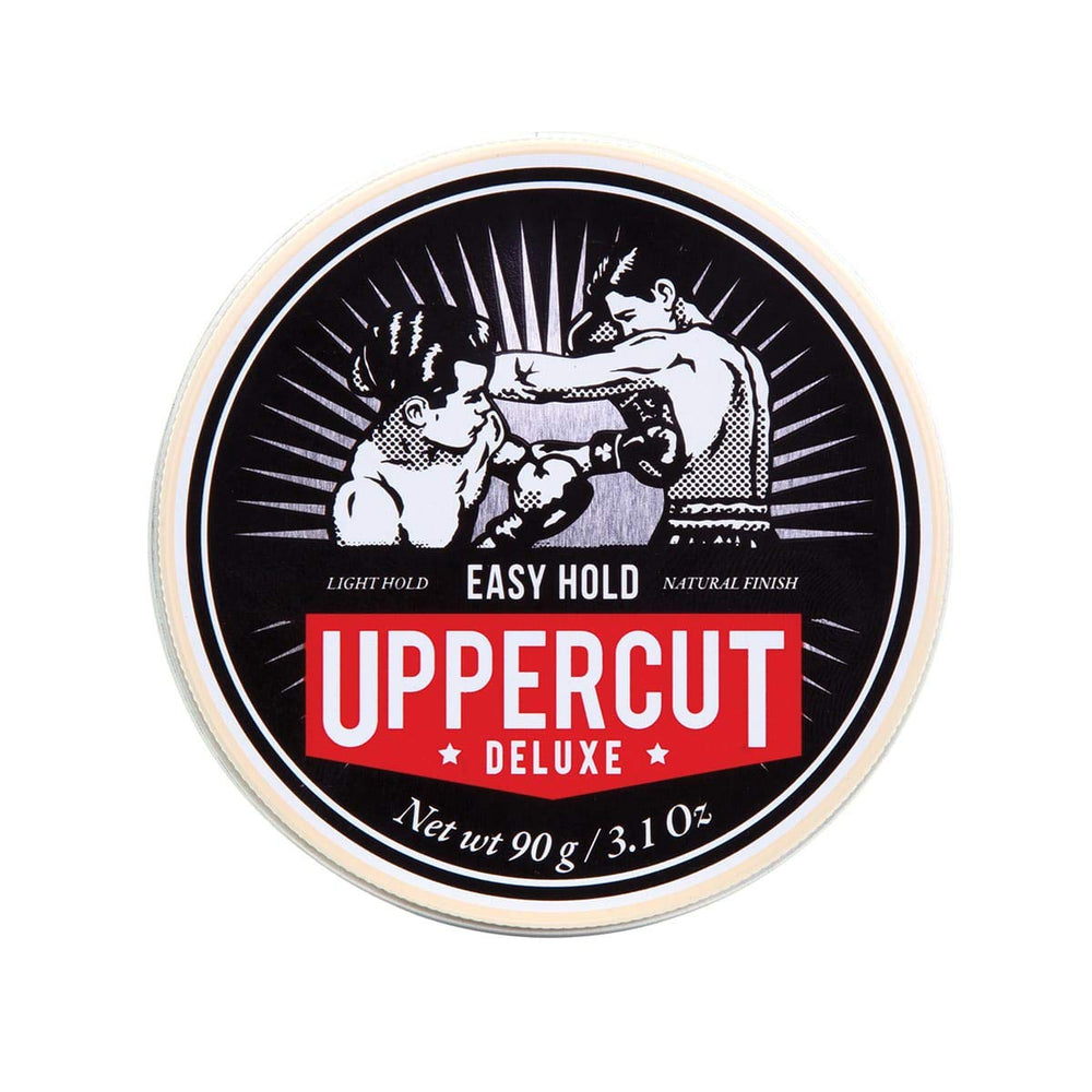 UPPERCUT DELUXE Easy Hold, botella, acabado mate ligero para peinado natural.