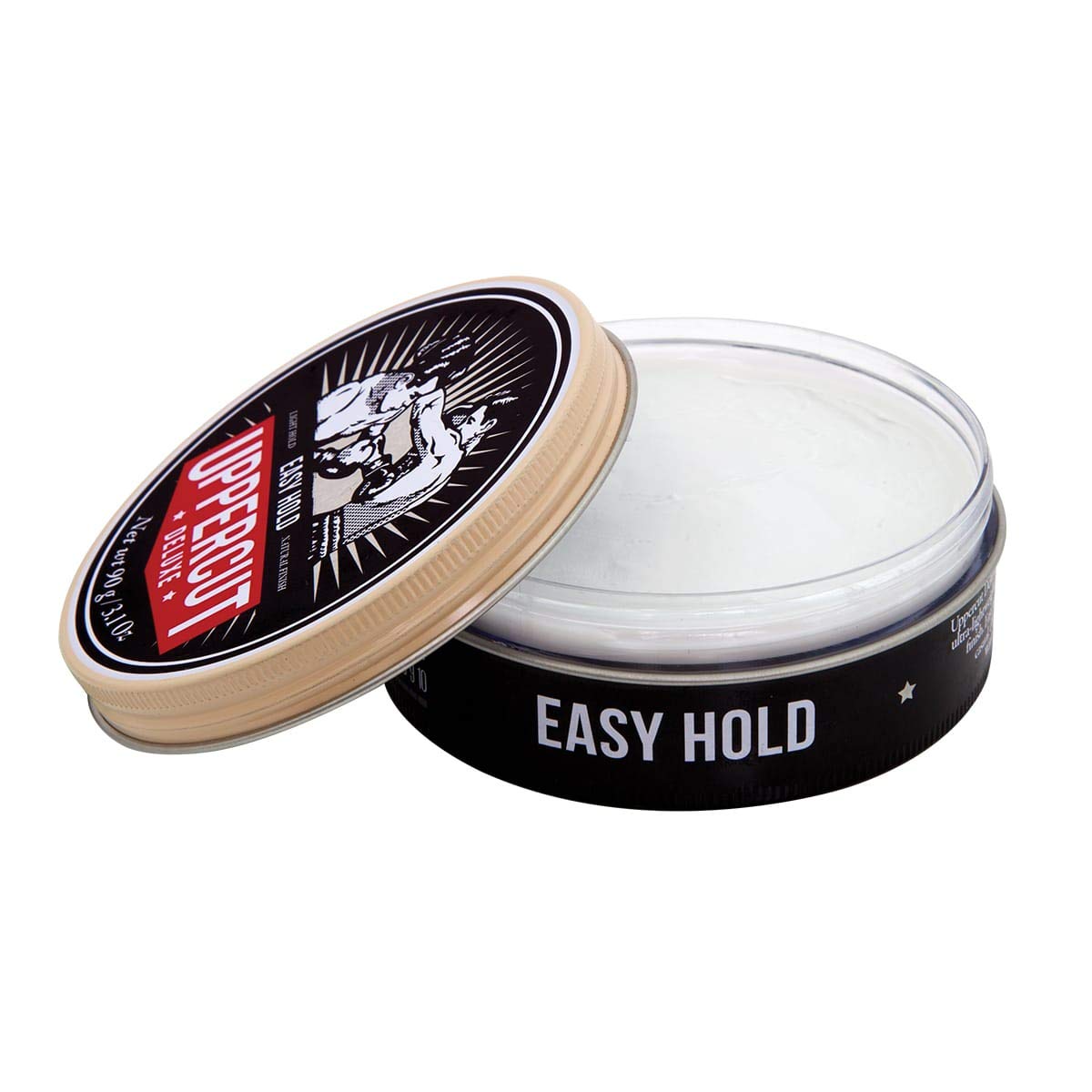UPPERCUT DELUXE Easy Hold, cabello seco, acabado natural sin residuos.