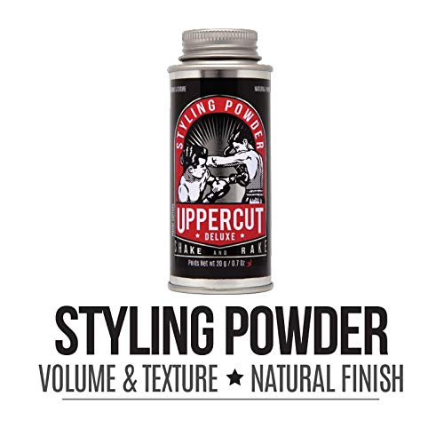 UPPERCUT DELUXE Polvo de peinado: liviano y reaplicable para retoques rápidos.