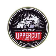 Uppercut Deluxe Pomade Matte, pot: texture matte naturelle pour tous types de cheveux.