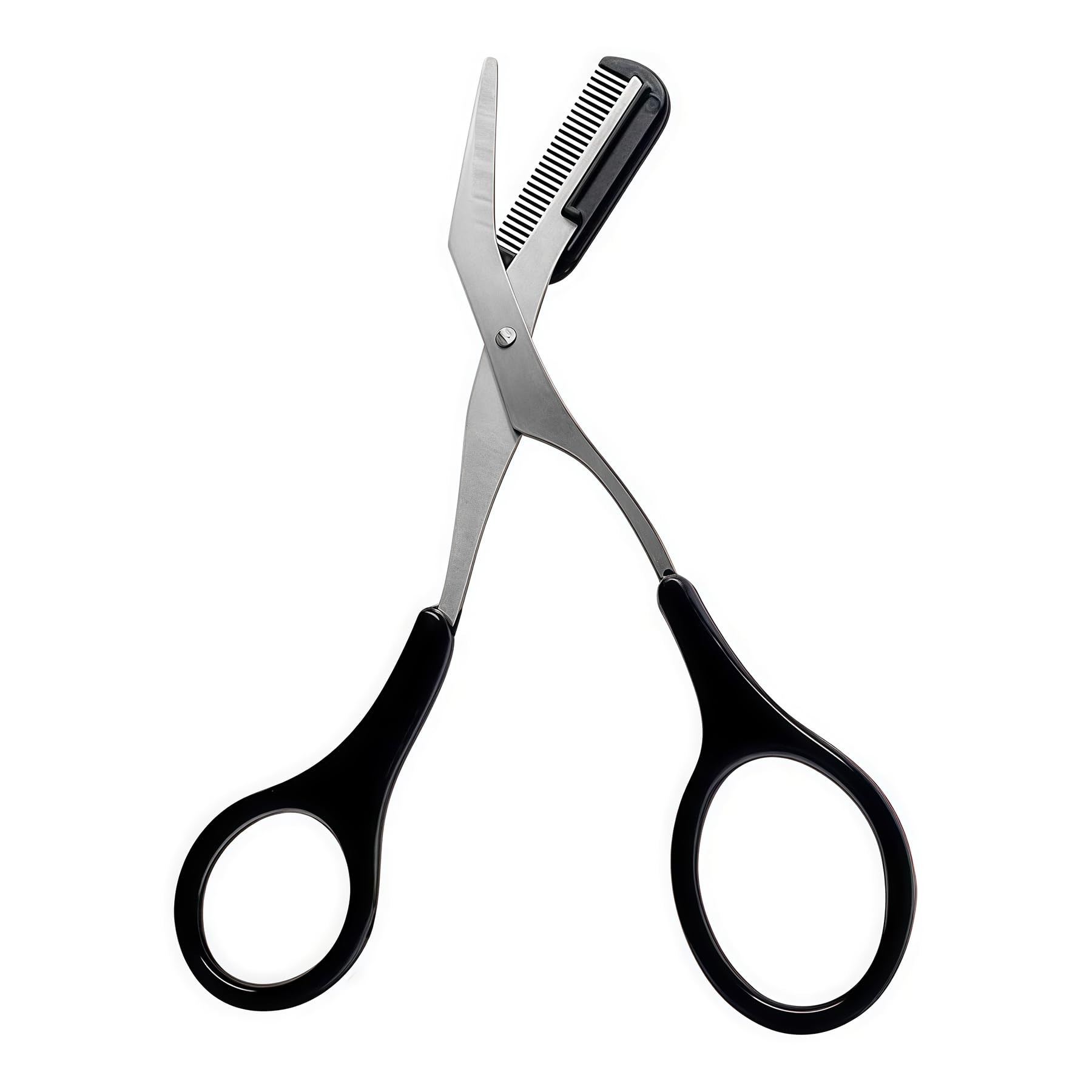 UPSTORE tijeras cejas acero inoxidable para acabado preciso y duradero.