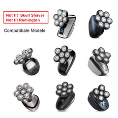 UPTARD hojas rotativas acero inoxidable, corte preciso para un afeitado suave en cabeza.