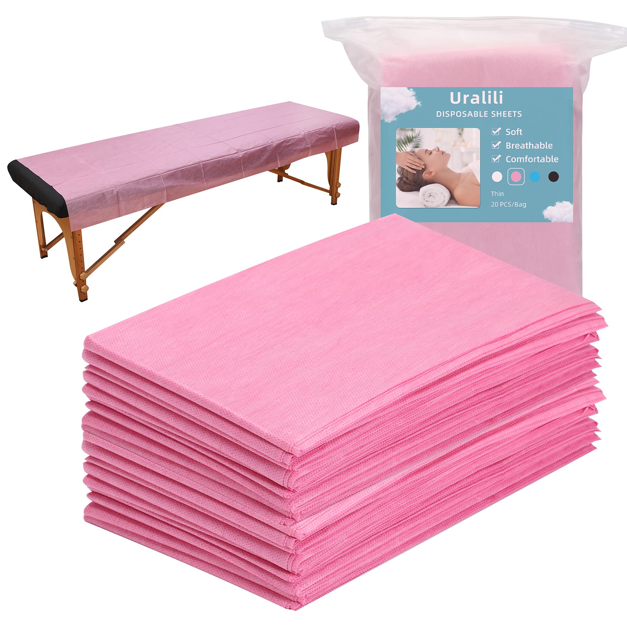 Uralili hojas-mesa-masaje-descartables 180x80 cm ofrecen protección y comodidad para el cliente.
