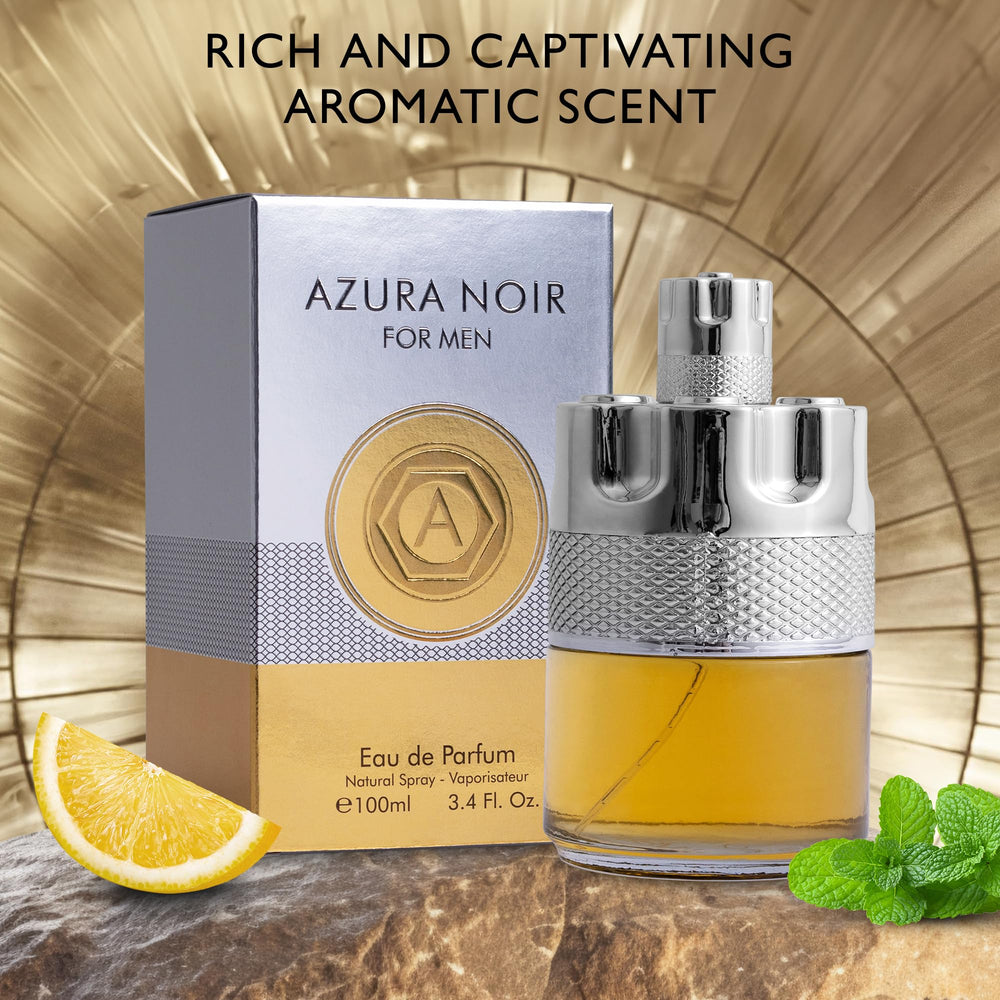 Azura Noir de URBAN COLLECTION: menta y lavanda aportan frescura y suavidad.