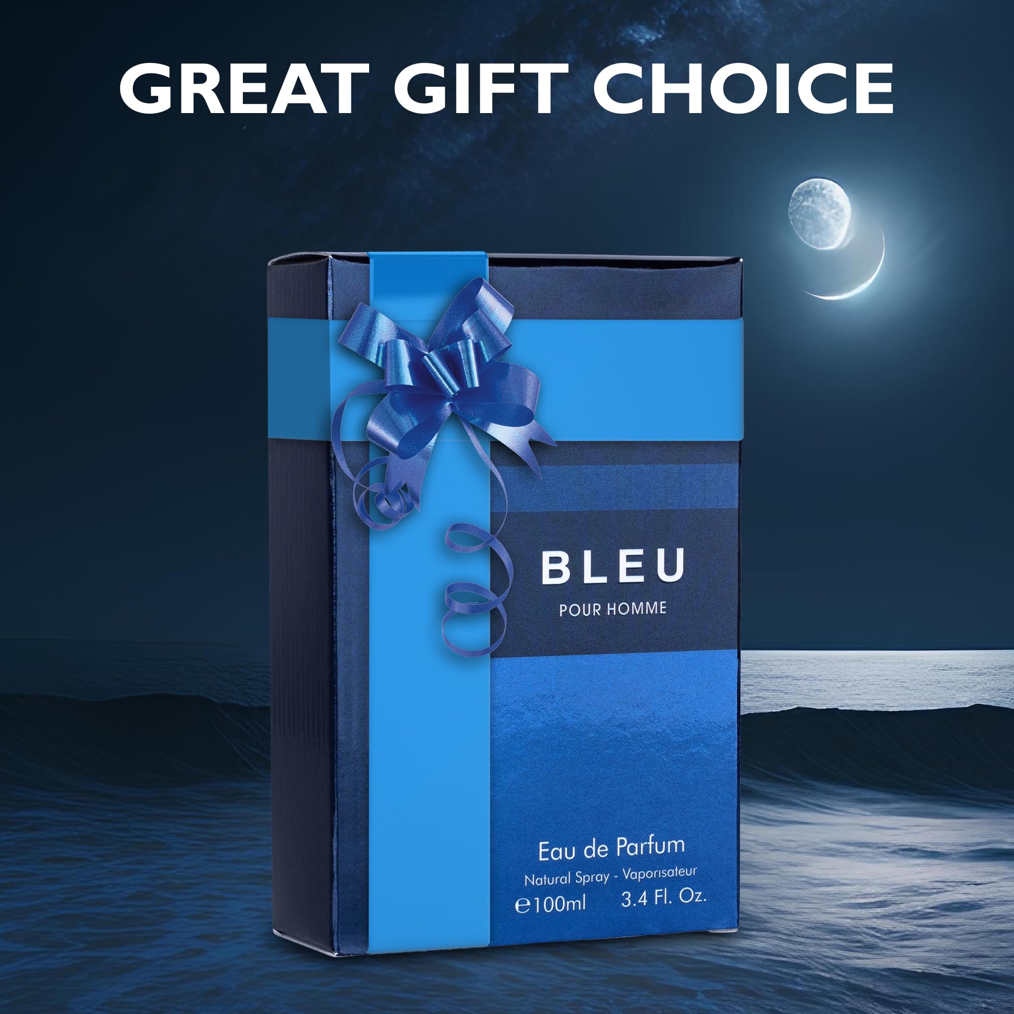 URBAN COLLECTION Bleu para Hombres, detalle embalaje que sugiere aroma cítrico.