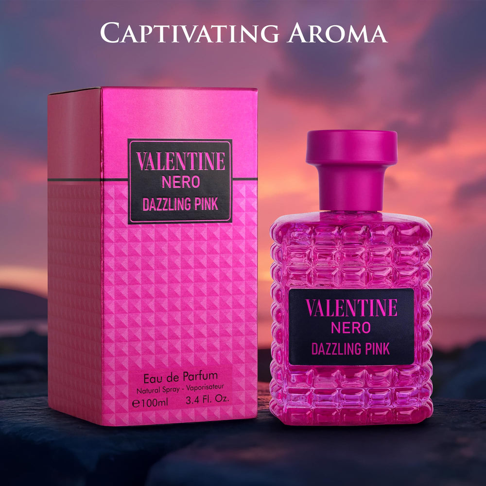 URBAN COLLECTION Valentine Nero Dazzling Pink, empaque sofisticado que inspira regalar en ocasiones especiales.