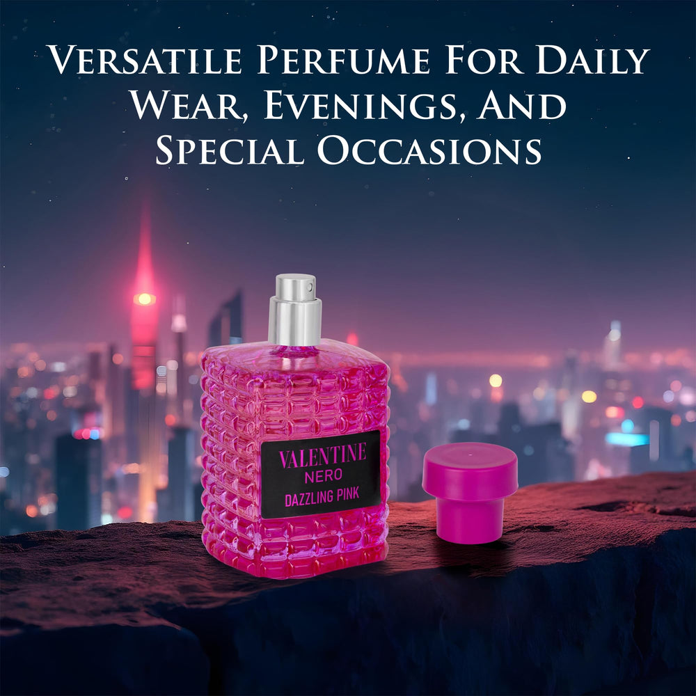 URBAN COLLECTION Valentine Nero Dazzling Pink, vainilla Madagascar crea base cálida para noches especiales.