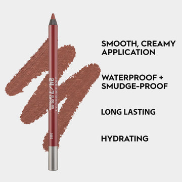 URBAN DECAY 24/7 delineador a prueba de agua para labios definidos.