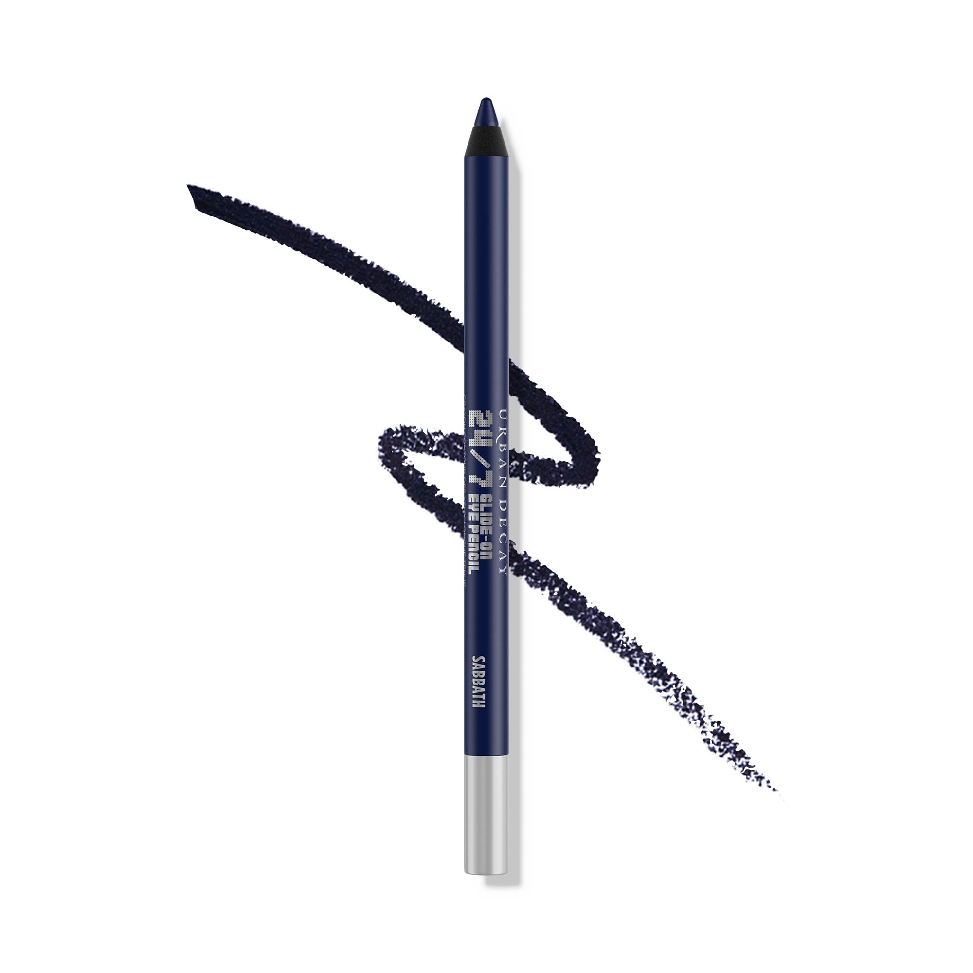 URBAN DECAY 24/7 Glide-On Sabbath delineador mate en detalle para trazos precisos.