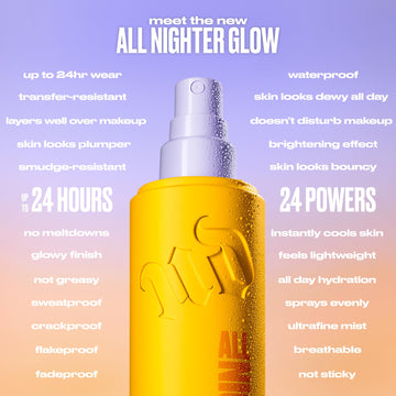 URBAN DECAY All Nighter aplicación entre pasos para mayor durabilidad