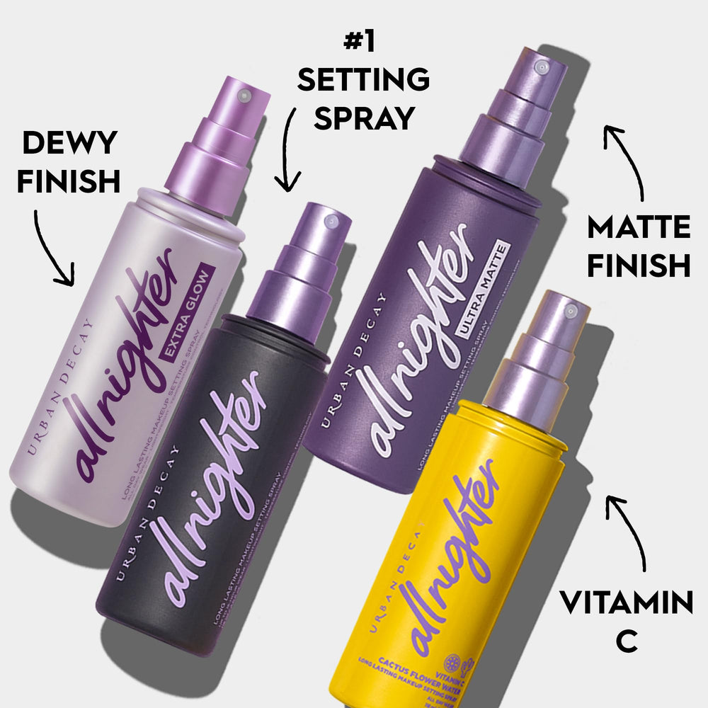 Urban Decay All Nighter : application légère pour un maquillage frais et durable.