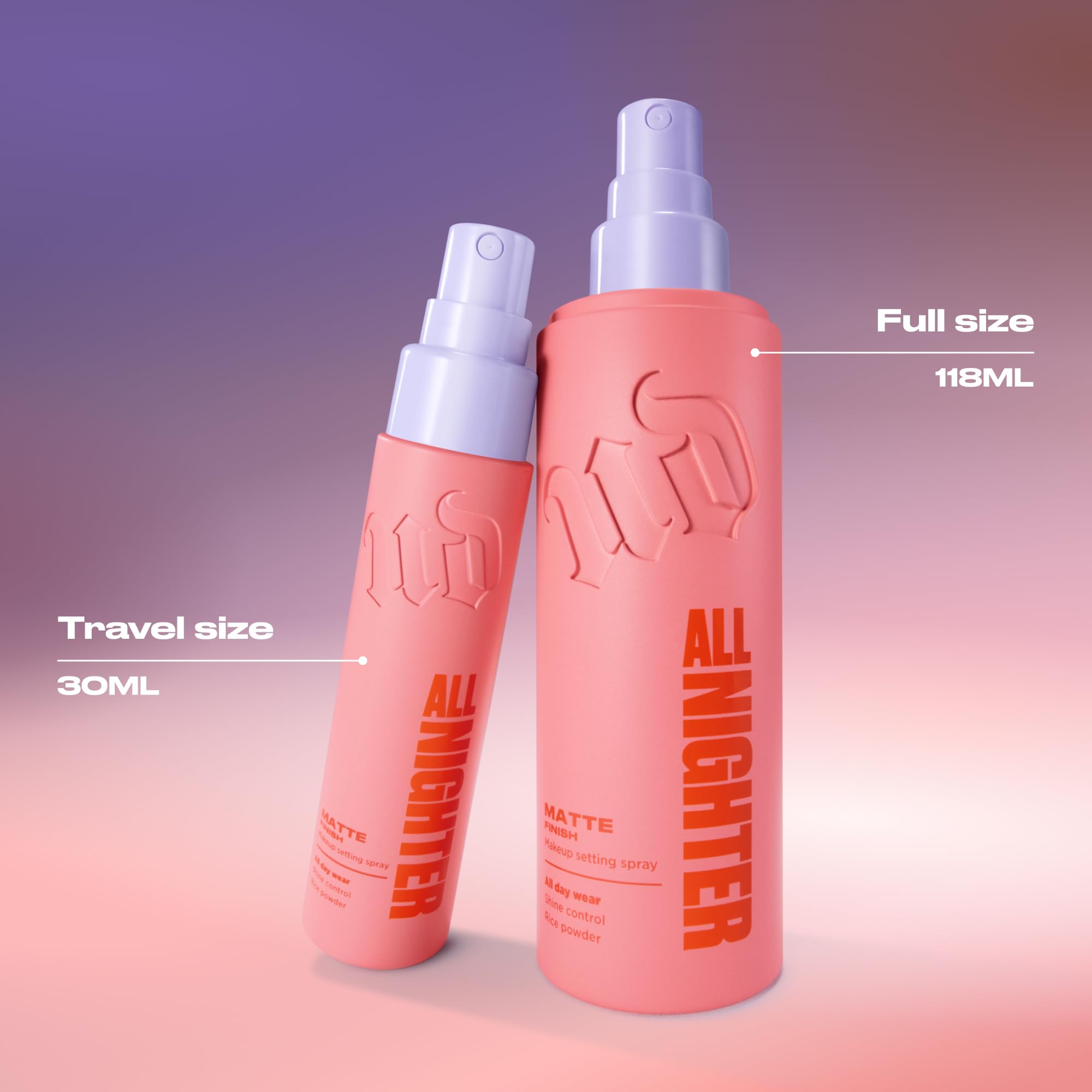 Urban Decay All Nighter brume-ensemble-maquillage: scelle chaque étape pour longue tenue