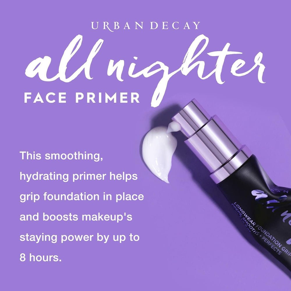 URBAN DECAY All Nighter primer-aplicacion-facial facilita una piel lista para maquillar.