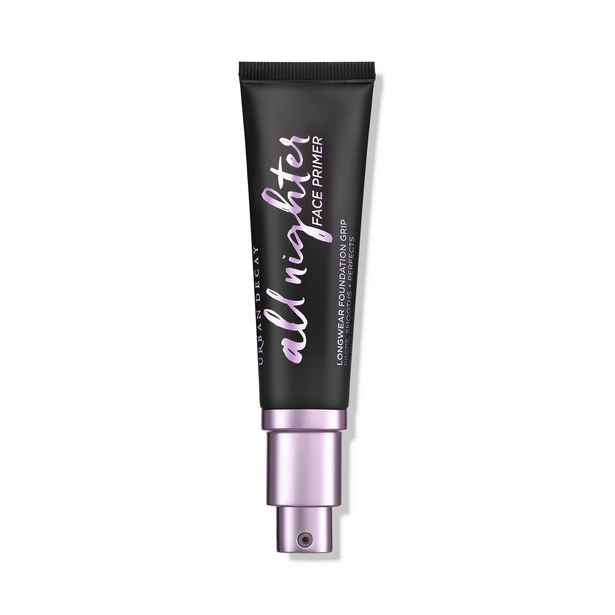URBAN DECAY All Nighter primer en bote, fijación duradera para base y acabado impecable.