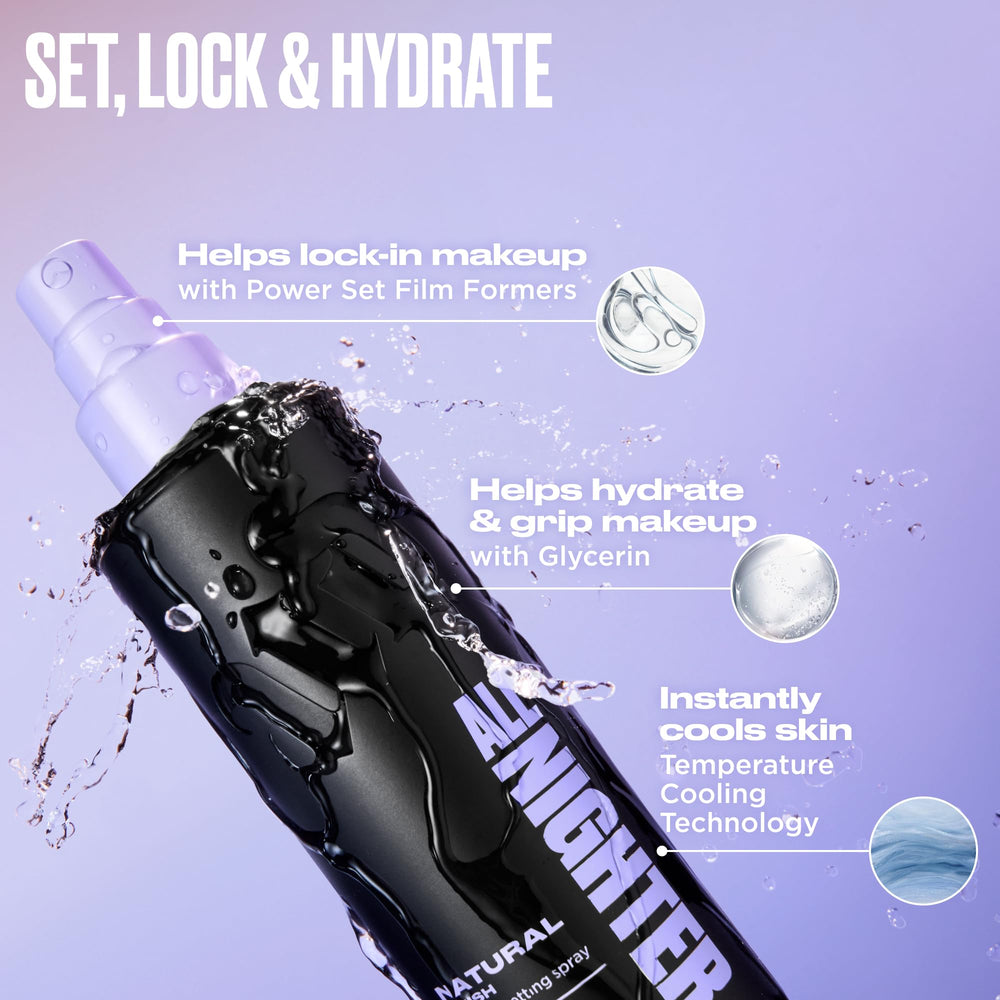 URBAN DECAY All Nighter Résistance Eau Transfert : fixation résistante à l'eau et au transfert.