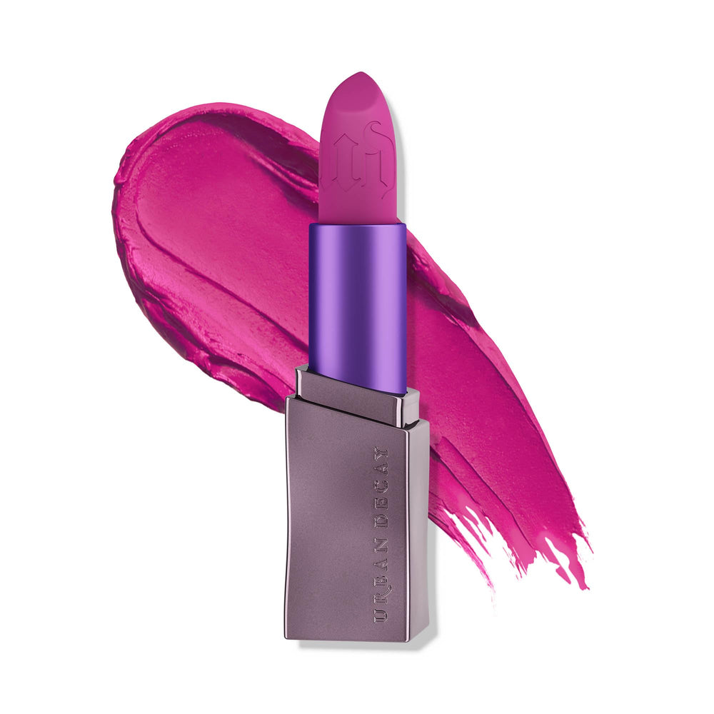 URBAN DECAY Vice Hidratante Gridlock, labio fucsia-mate, color duradero y cómodo.