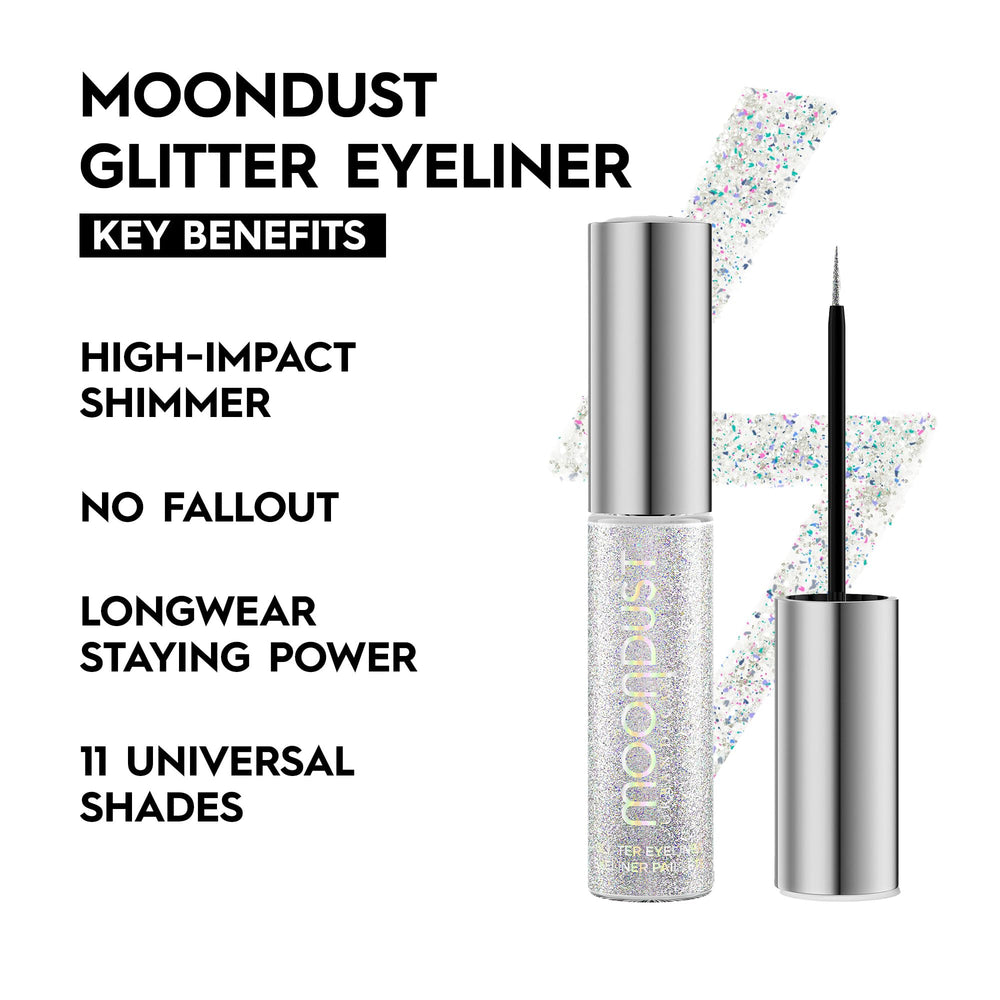 Delineador de punta fina de URBAN DECAY Moondust para líneas precisas con purpurina