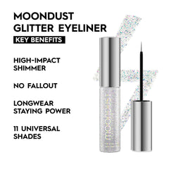 Delineador de punta fina de URBAN DECAY Moondust para líneas precisas con purpurina