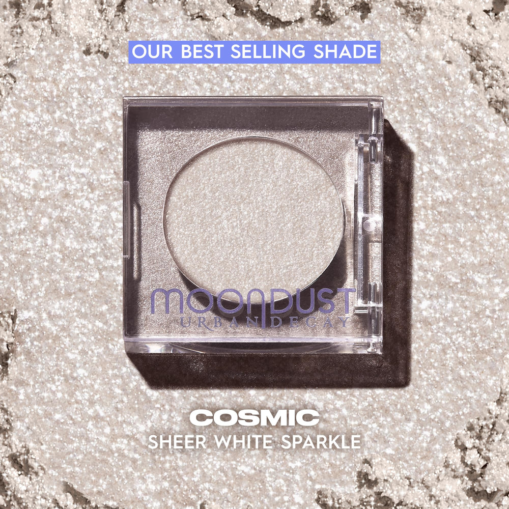 Micrograno de glitter en Moondust, brillo fino y suave para párpados.