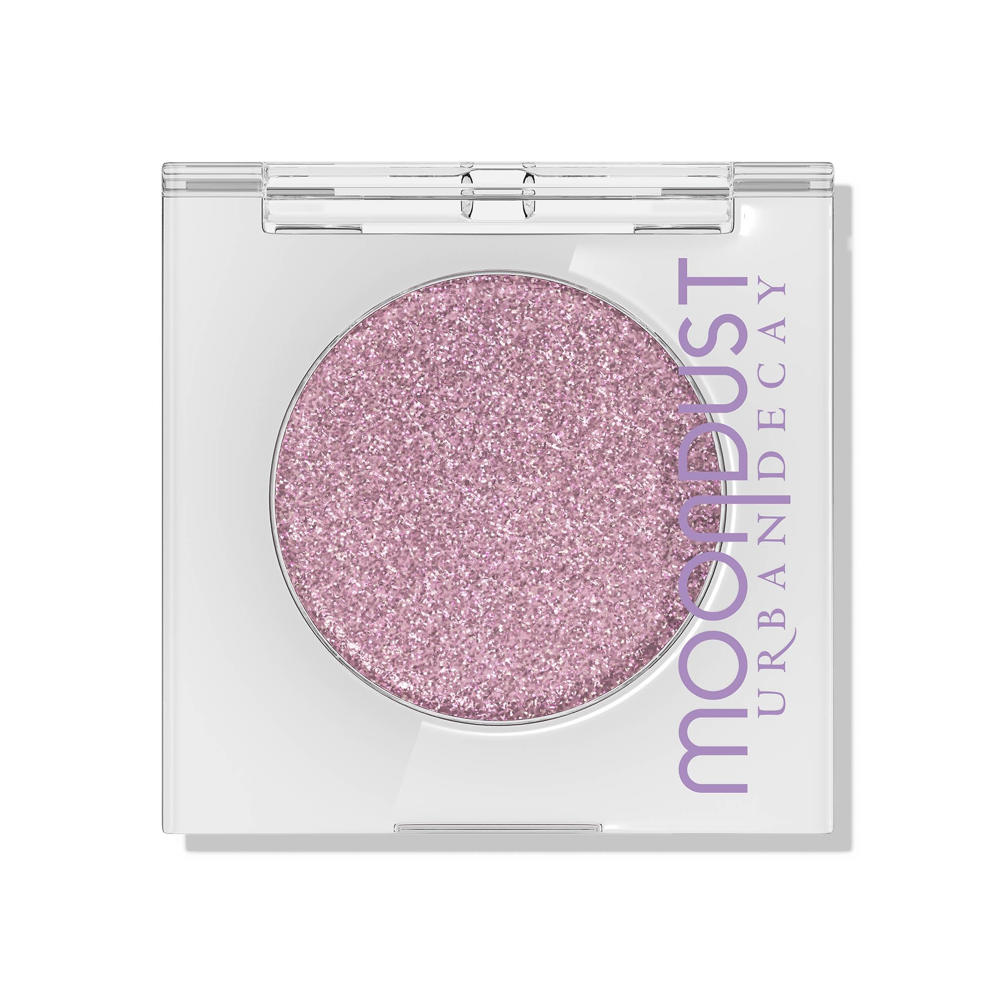 URBAN DECAY Moondust sombra glitter lila con efecto mojado y brillo intenso.