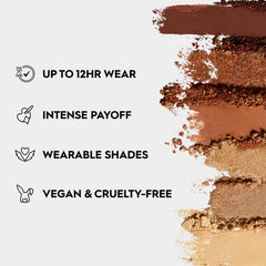Urban Decay Naked Mini Half Baked, sombra Bad Habit marfil, acabado satinado que realza mirada.