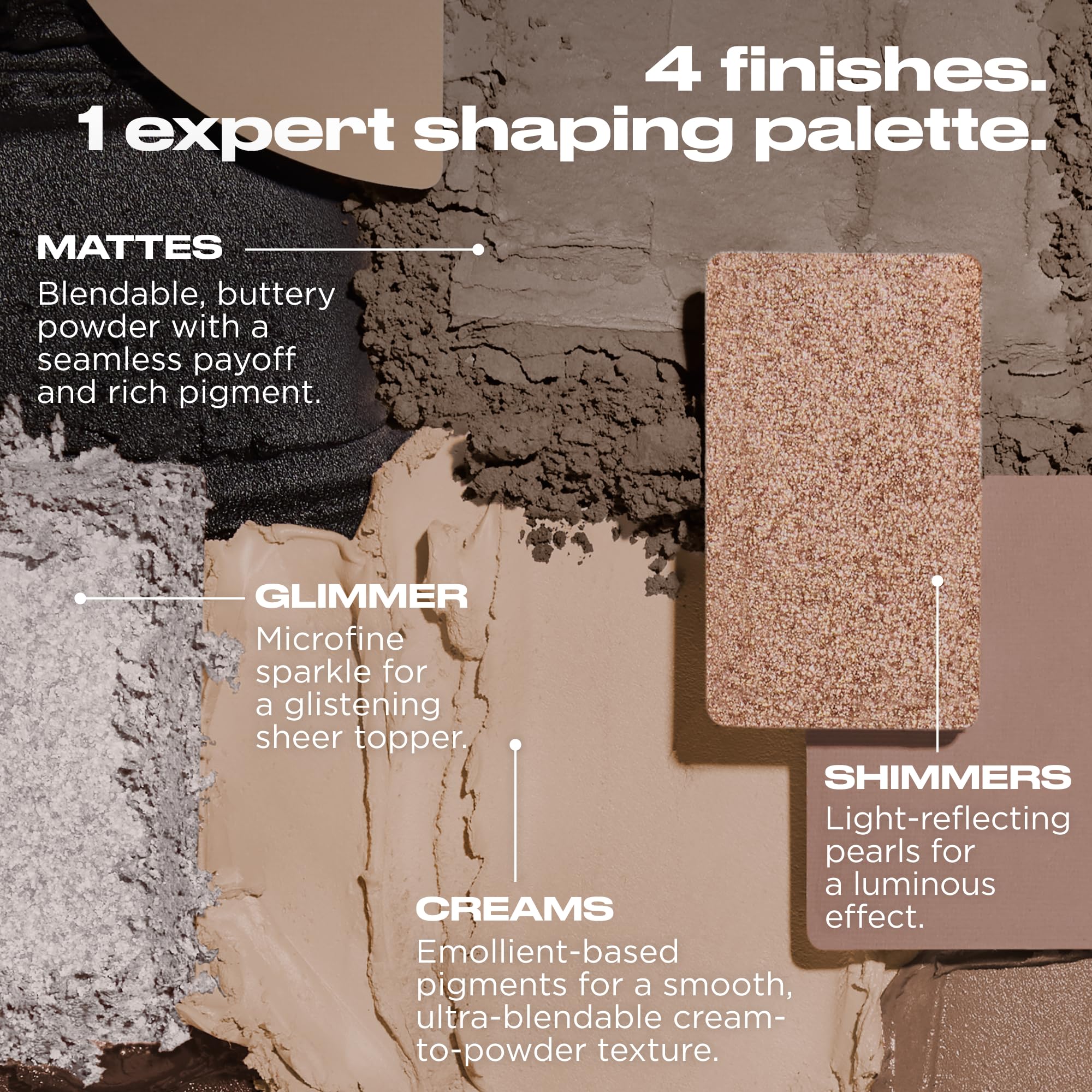 URBAN DECAY Naked Shaped Palette: textura crema-polvo para mezclas suaves y uniformes