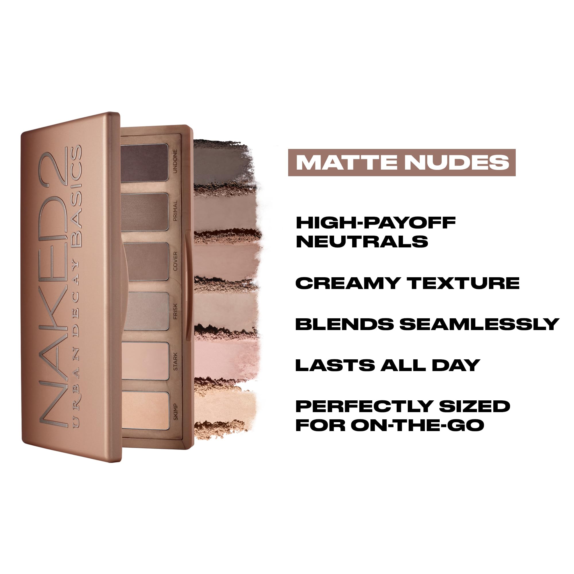 URBAN DECAY Naked2 Basics mini tono gris azulado para ojos fríos.