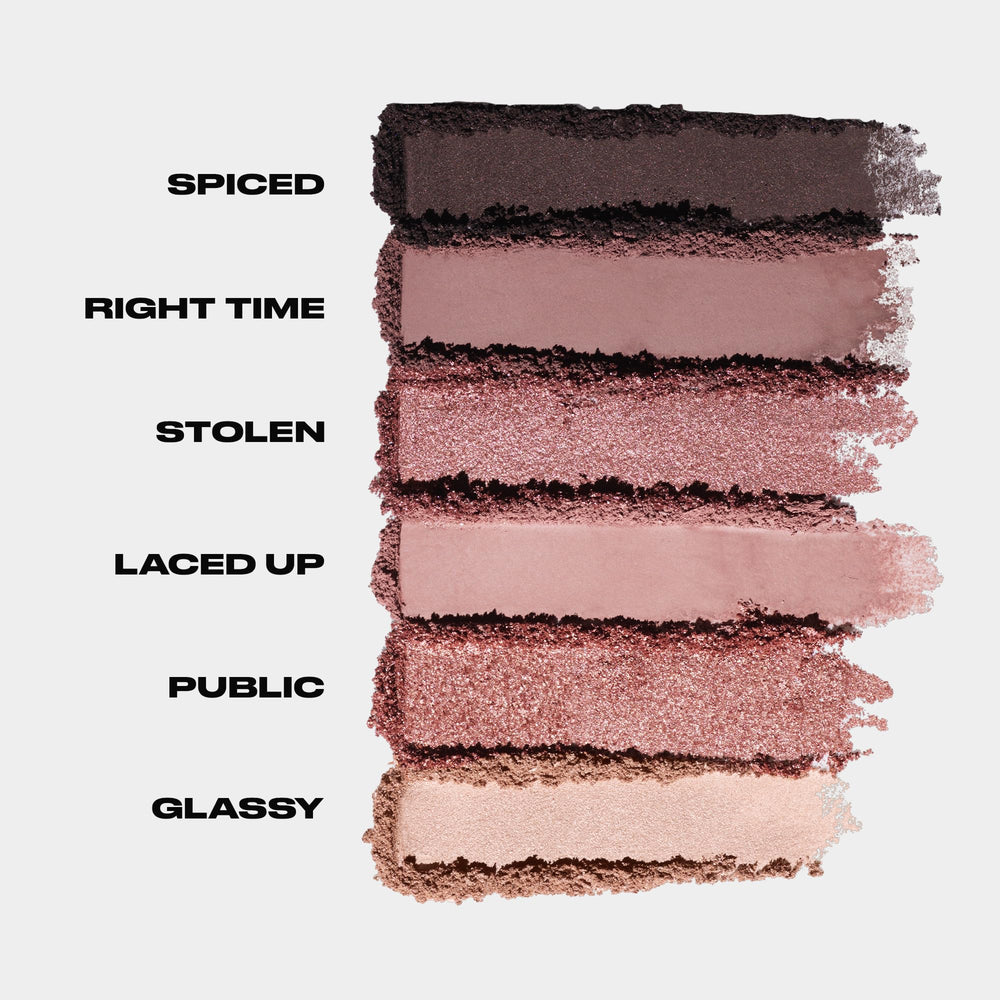 URBAN DECAY Naked3 Mini, sombras rosadas brillantes para estilos nocturnos elegantes
