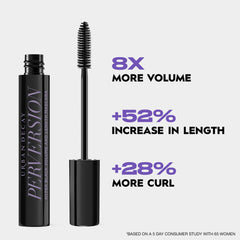 URBAN DECAY Perversion Mascara: curva duradera y pestañas separadas.