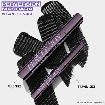 URBAN DECAY Perversion Mascara: acabado ultra negro para mayor impacto.