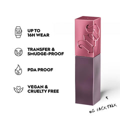 Urban Decay Vice Lip Bond aplicación una muestra para color rápido