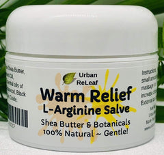 Urban ReLeaf salve de arginina para masaje, calor suave y confort en la piel
