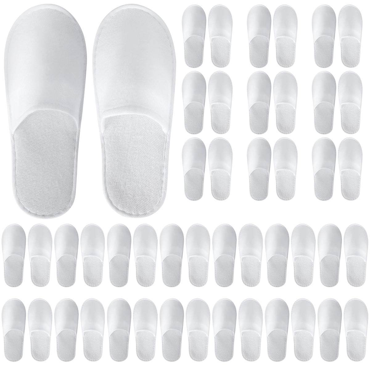 UrbanRoots zapatillas desechables con caja individual, higiene garantizada para huéspedes.
