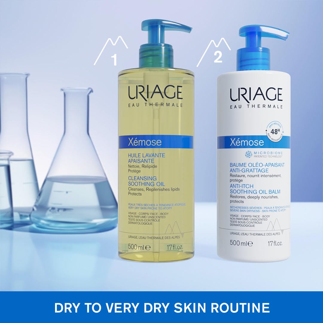 Uriage Xémose sin fragancia para piel sensible y extra seca