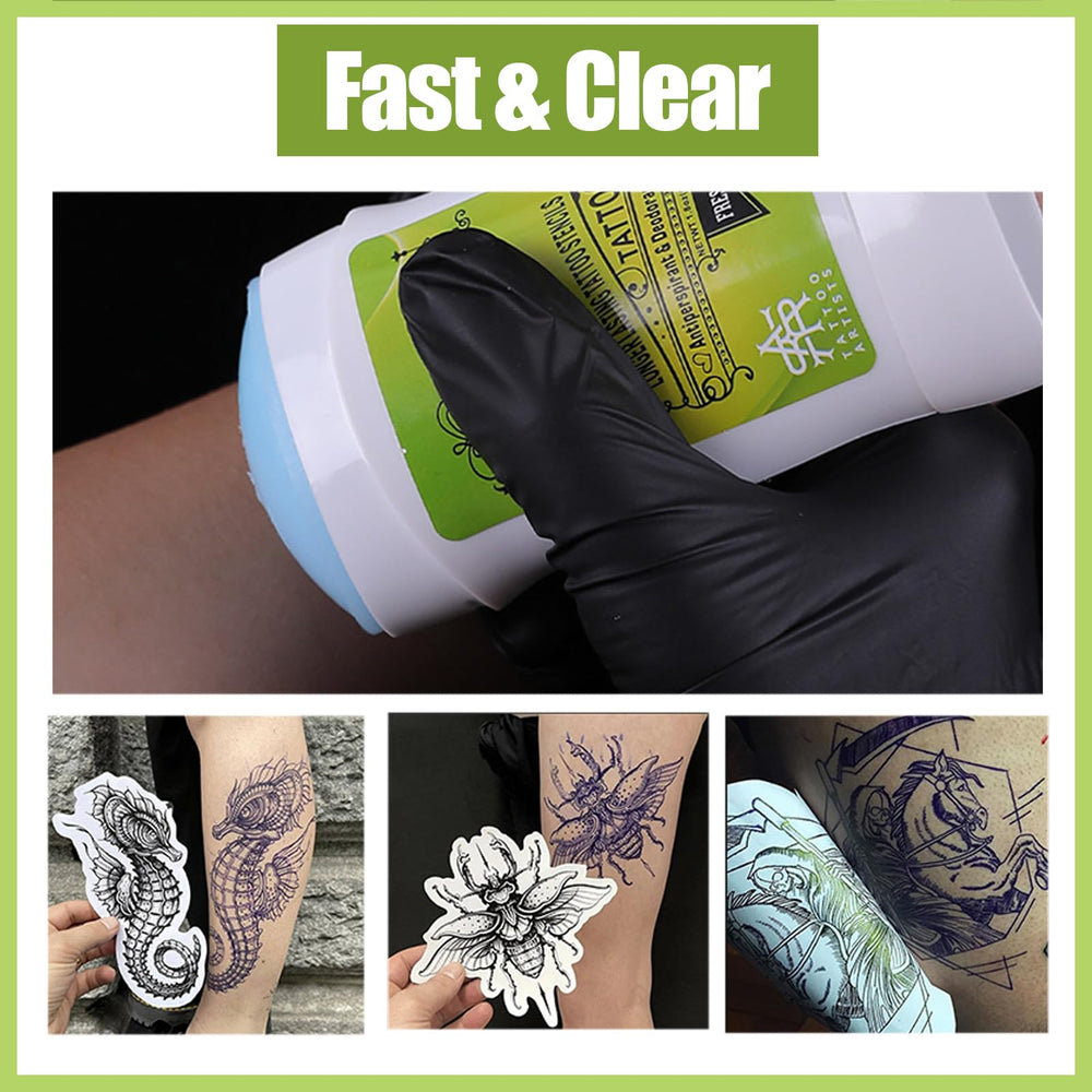 Urknall gel de transferencia con papel de transferencia para reproducir diseños.