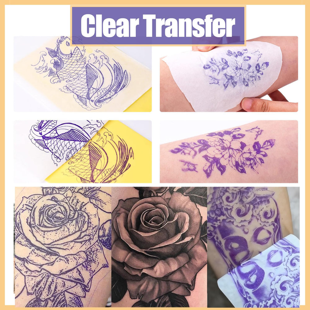 urknall papel transferencia tatuaje cuatro capas para trazos nítidos.