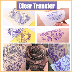 urknall papel transferencia tatuaje cuatro capas para trazos nítidos.
