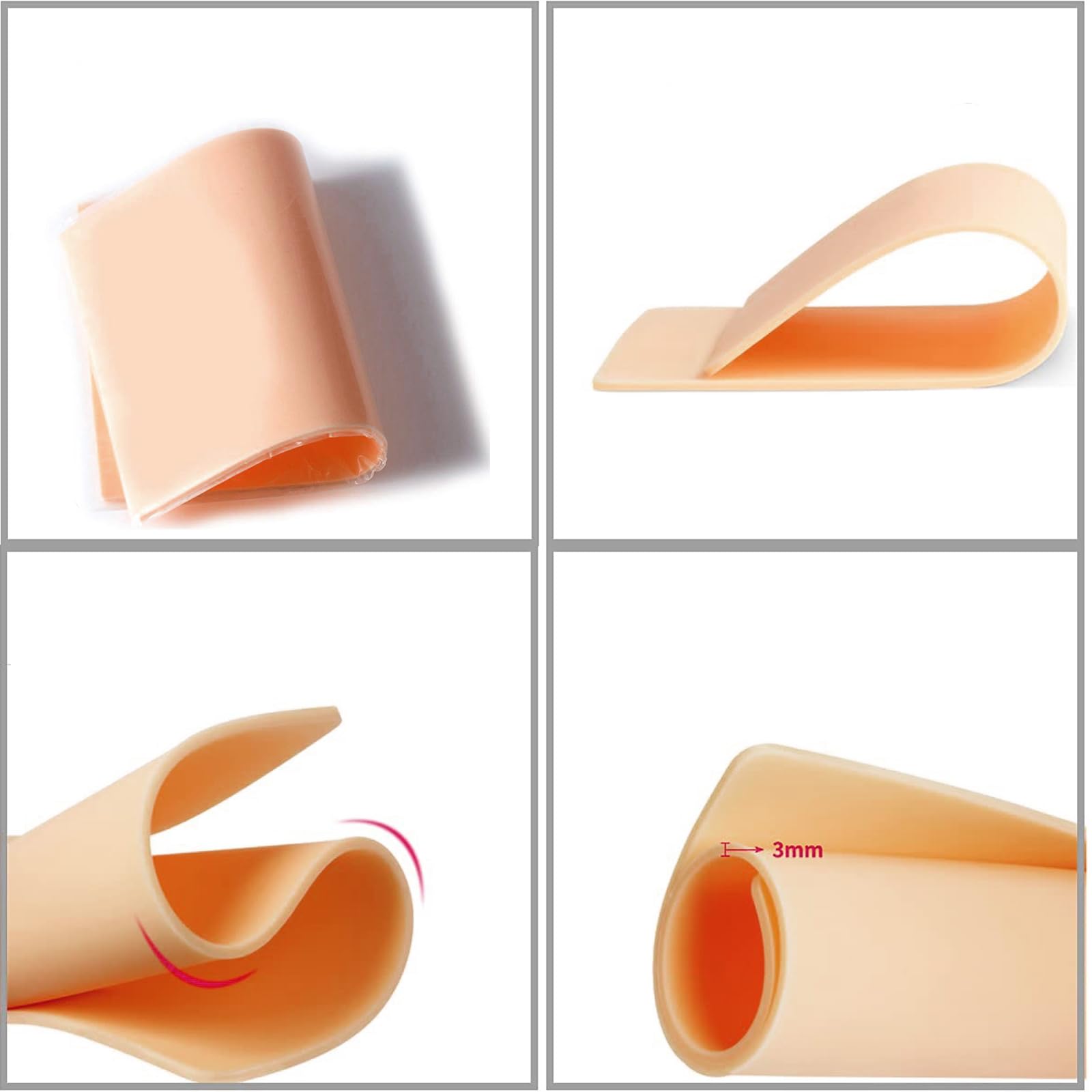 Urknall piel práctica para delineado de cejas, textura adecuada