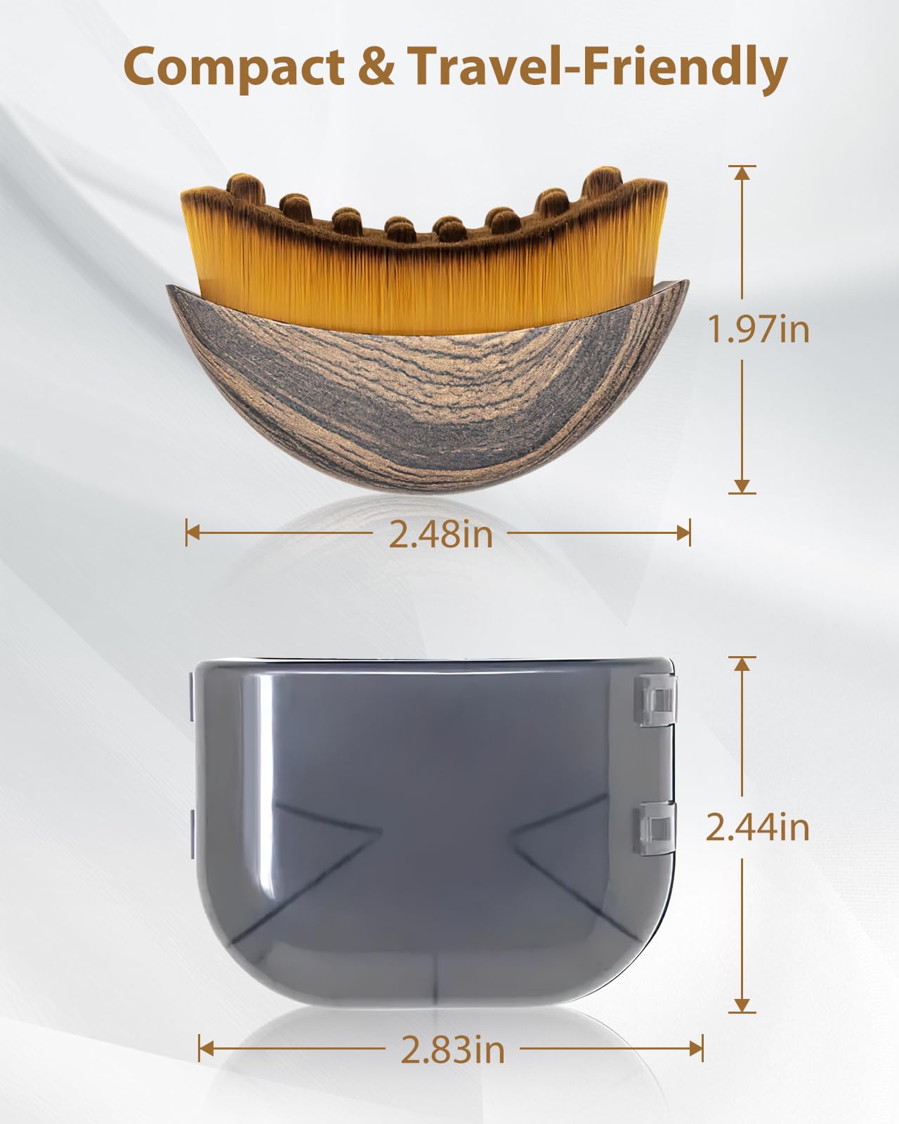 URMLCUS cepillo contorno facial uso diario, facilita cuidado relajante.