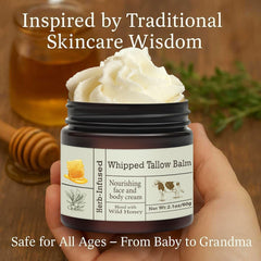 URQT beef tallow overnight application for smoother morning skin