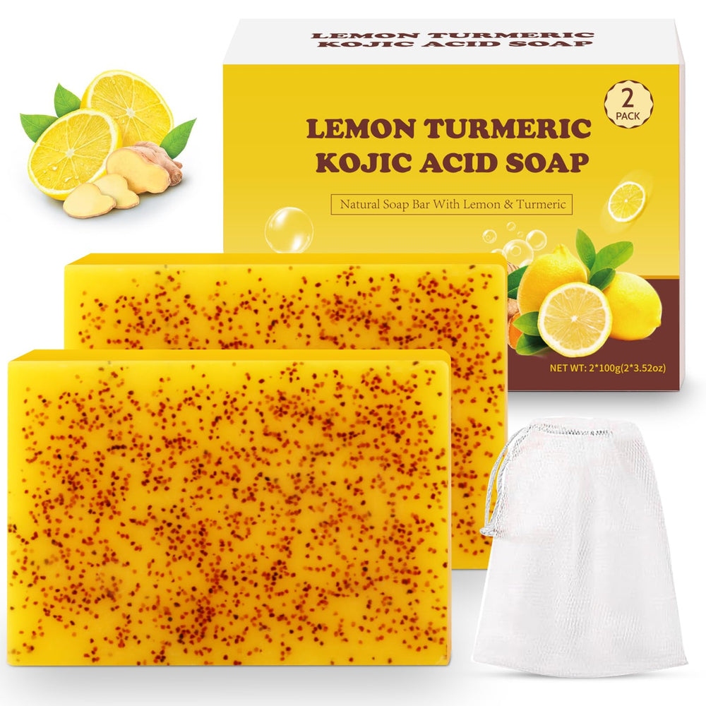 Jabón urrznp limón curcuma en barra para piel suave