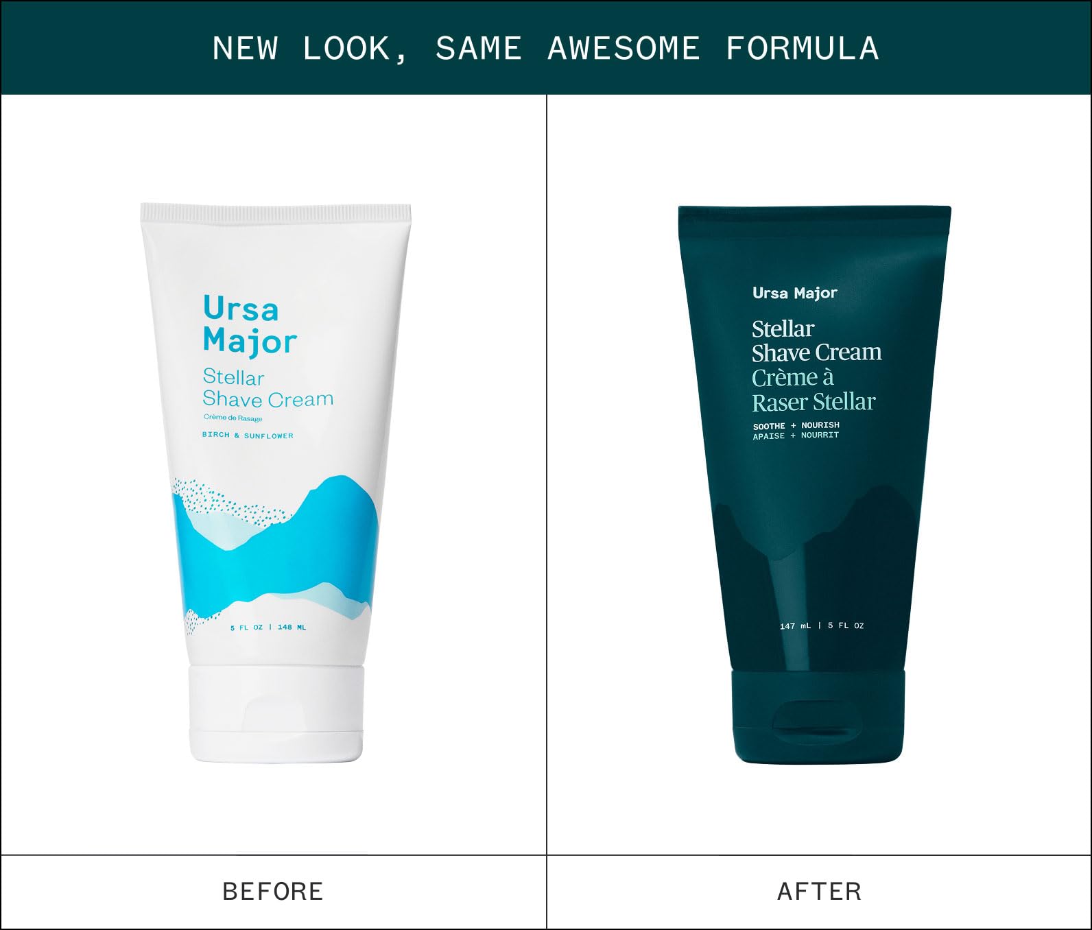 Ursa Major Crema de Afeitar Natural, aroma coníferas para ritual de afeitado agradable