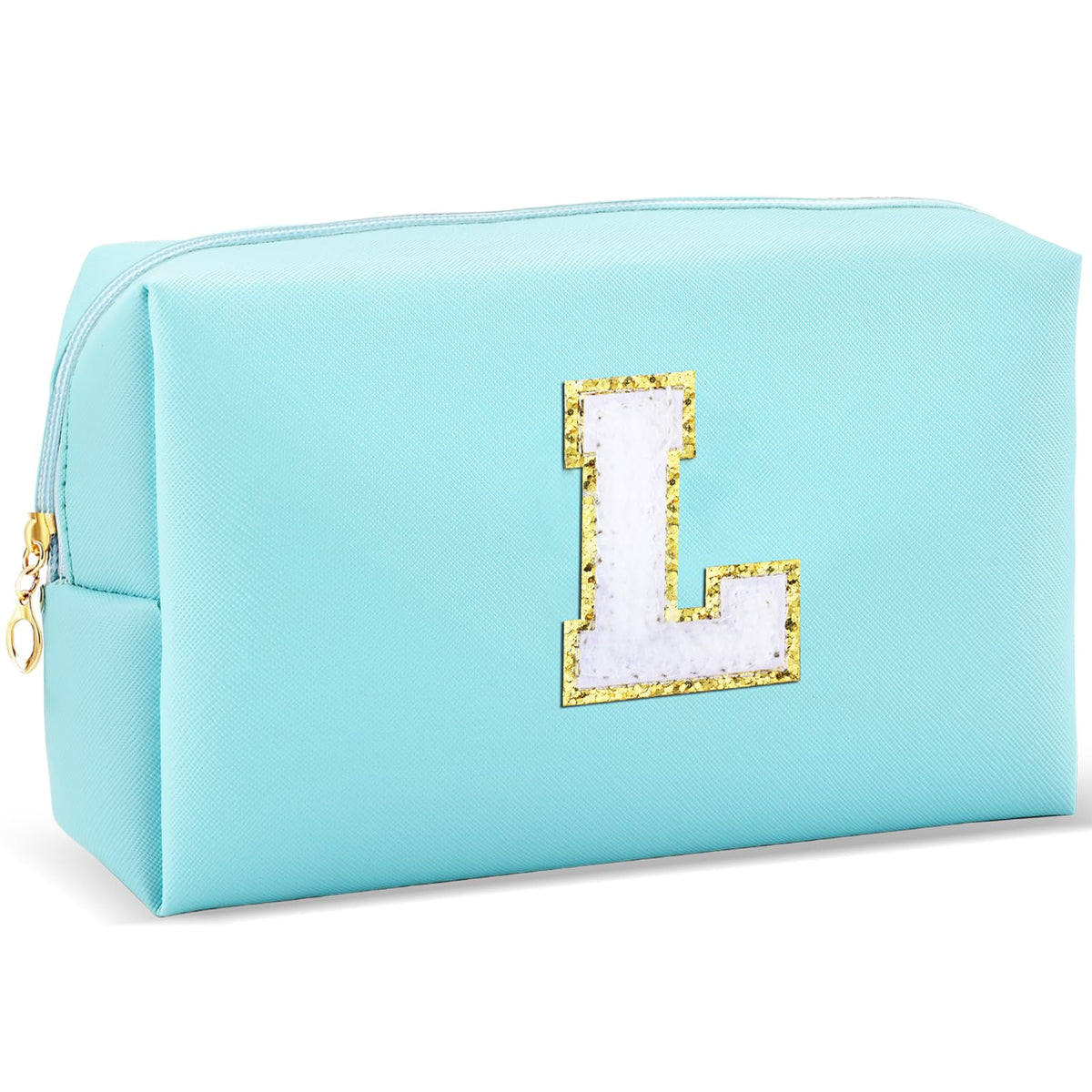 URSKYTOUS bolso maquillaje inicial azul, ideal para lo básico diario.