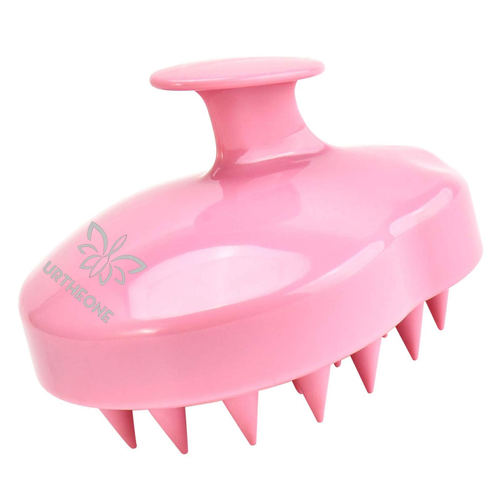 URTHEONE cepillo masaje cuero cabelludo de silicona suave para relajación y limpieza.