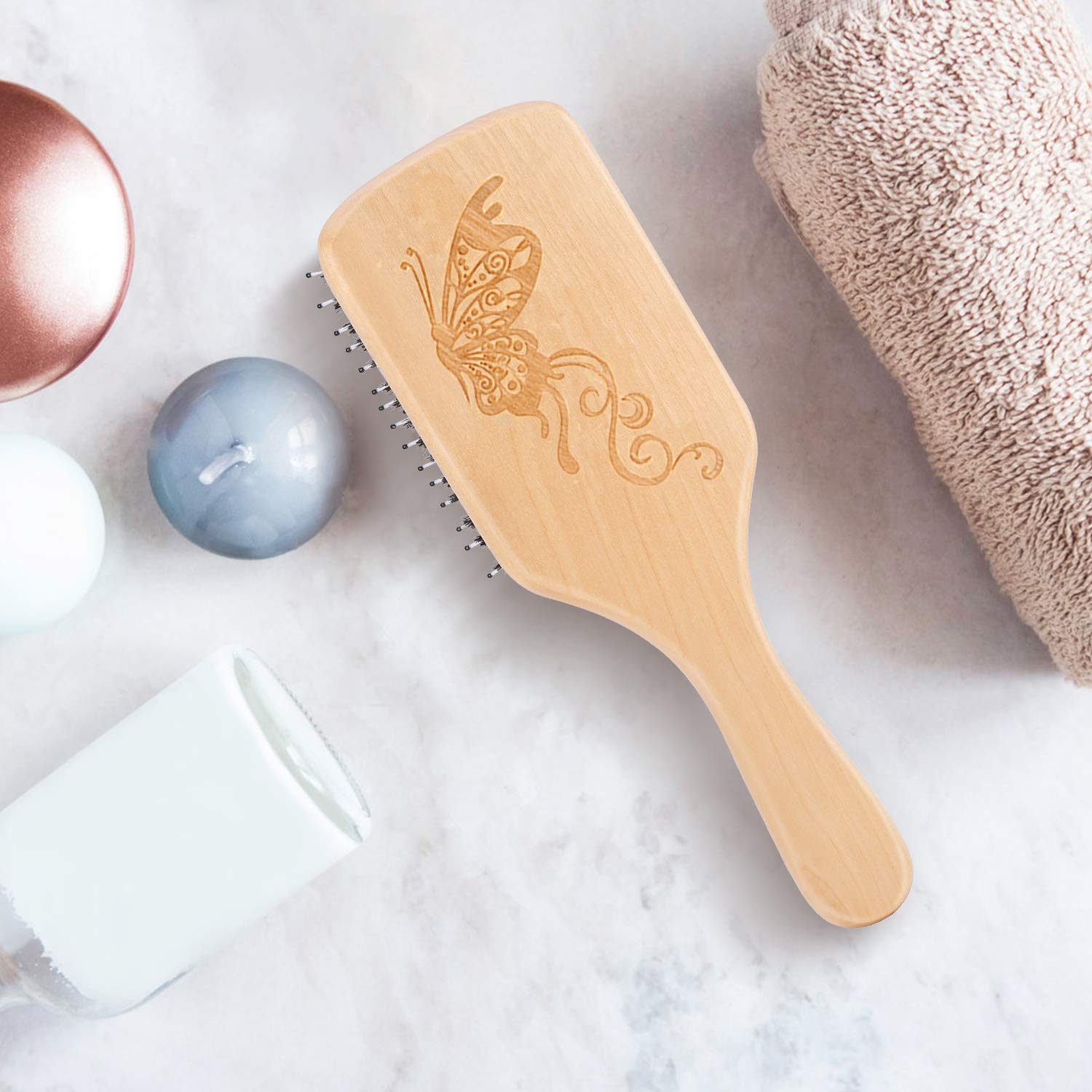 URTHEONE cepillo jabali uso diario en casa para cabello más manejable