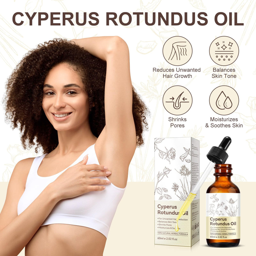 Uruses Cyperus Rotundus Oil being applied to the arm for daily care.